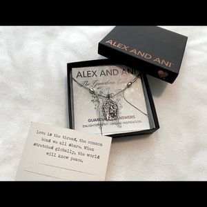 NWT Alex and Ani Guardian of Answers Expandable Necklace